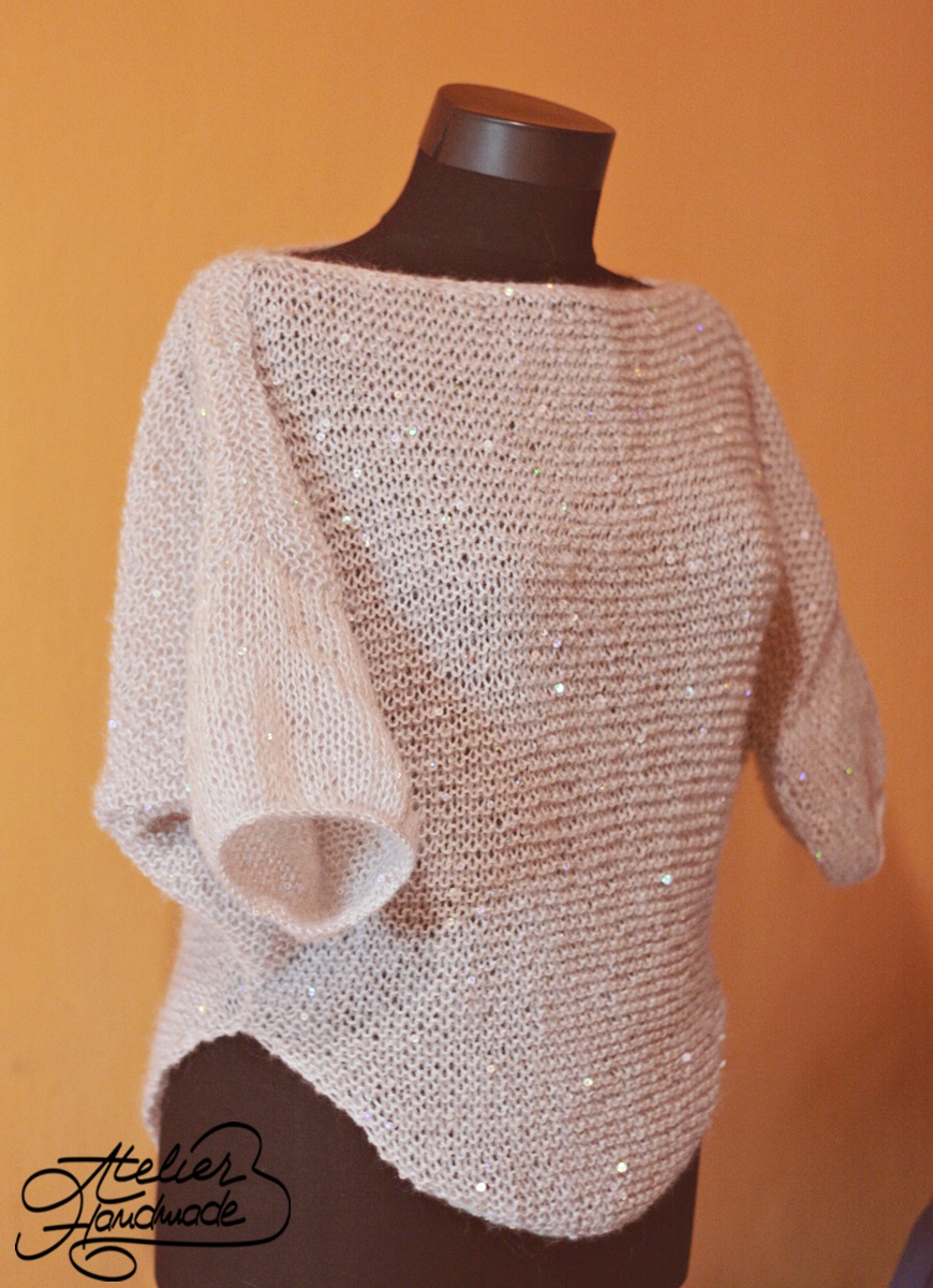 handmade knitted top