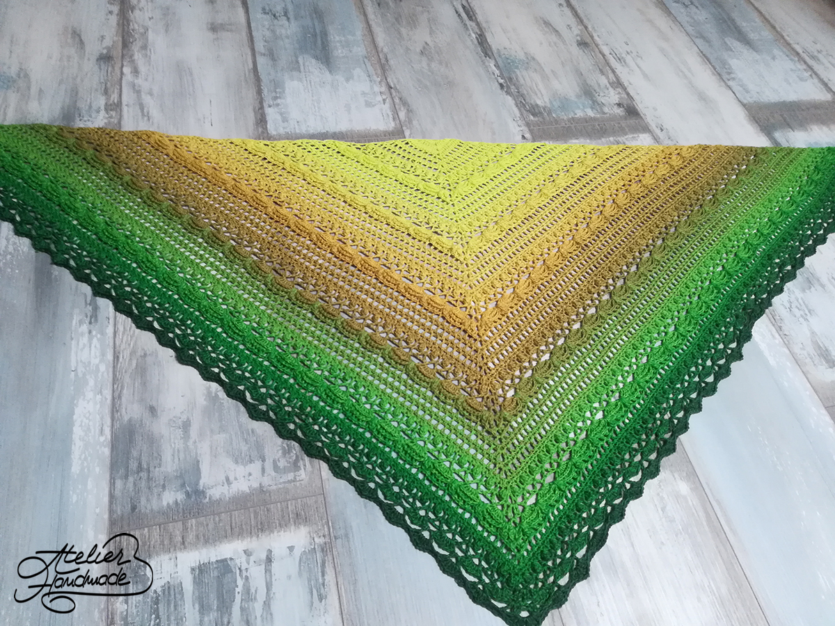 crochet shawl lost in time